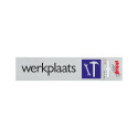 BORD ALULOOK WERKPLAATS 165X44 MM ZELFKLEVEND