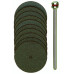SET DOORSLIJPSCHIJVEN ? 22 MM, 10 ST. + HOUDER
