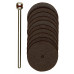 SET DOORSLIJPSCHIJVEN ? 22 MM, 10 ST. + HOUDER