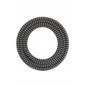 CALEX TEXTIEL OMWIKKELDE KABEL 2X0,75MM2 1,5M ZWART/WIT, 940244