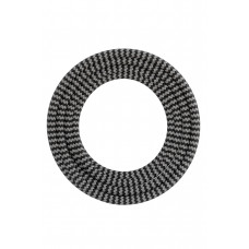CALEX TEXTIEL OMWIKKELDE KABEL 2X0,75MM2 1,5M ZWART/WIT, 940244