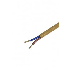 CALEX TEXTIEL OMWIKKELDE KABEL 2X0,75MM2 1,5M GOUD, 940216
