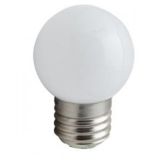 LED KOGELLAMP E27 MELKWIT WARM WIT 1W