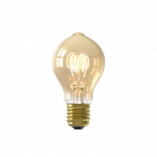 CALEX STANDAARD A60 GOUD FLEX FILAMENT 220-240V 5.5W 470LM 2100K E27 3-STEP DIMMING CALEX STANDAARD A60 GOUD FLEX FILAMENT 220-240V 5.5W 470LM 2100K E27 3-STEP DIMMING