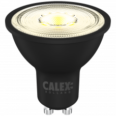 CALEX LED GU10 2000K-2700K 400LM FULL BLACK PLASTIC CCT VARIOTONE CALEX LED GU10 2000K-2700K 400LM FULL BLACK PLASTIC CCT VARIOTONE