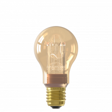 CALEX LED GLASSFIBER STANDAARD A60 GOUD SMD 220-240V 3.5W 120LM 1800K CALEX LED GLASSFIBER STANDAARD A60 GOUD SMD 220-240V 3.5W 120LM 1800K