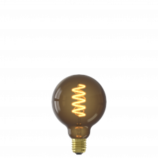 CALEX GLOBE G95 NATURAL FLEX FILAMENT 220-240V 4W 120LM 1800K E27 DIMBAAR MET LED DIMMER CALEX GLOBE G95 NATURAL FLEX FILAMENT 220-240V 4W 120LM 1800K E27 DIMBAAR MET LED DIMMER