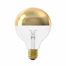 CALEX TOP MIRROR GLOBE G95 MATT GOLD STRAIGHT FILAMENT 220-240V 4W 200LM 1800K E27 DIMBAAR MET LED DIMMER CALEX TOP MIRROR GLOBE G95 MATT GOLD STRAIGHT FILAMENT 220-240V 4W 200LM 1800K E27 DIMBAAR MET LED DIMMER