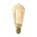 CALEX LED GLASSFIBER RUSTIC LAMP 220-240V 3,5W 100LM E27 ST64, GOUD 18