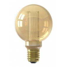 CALEX LED GLASSFIBER GLOBE LAMP G80 220-240V 3,5W 100LM E27, GOLD 1800