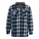 TERRAX THERMOHEMD MET FLEECE KRAAG 0142-6472 ANTRACIET/ROYALBLUE
