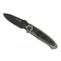 BLACK FOX POCKETKNIFE BLACK FINISH MET SANDELWOOD INLEG