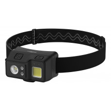 PROFESSIONELE HOOFDLAMP MET GEBARENSENSOR, DIMFUNCTIE EN AUTOMATISCH FOCUSSYSTEEM. OPLAADBARE ACCU IN AFNEEMBARE BEHUIZING MET GEINTEGREERDE MAGNETEN, 700 LUMEN STIRNLAMPE HD700RS-DS OPLAADBAAR