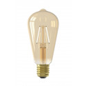 CALEX LED FULL GLASS FILAMENT RUSTIC LAMP 220-240V 2W 130LM E27 ST64,