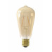 CALEX LED FULL GLASS FILAMENT RUSTIC LAMP 220-240V 2W 130LM E27 ST64,