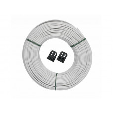 DROOGLIJN MET 14 DRAADVERBINDERS 65 METER DROOGLIJN MET 14 DRAADVERBINDERS 65 METER