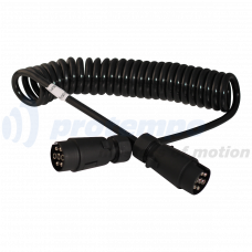 SPIRAALKABEL 7-POLIG, 3,5M, KUNSTSTOF STEKKERS SPIRAALKABEL 7-POLIG, 3,5M, KUNSTSTOF STEKKERS