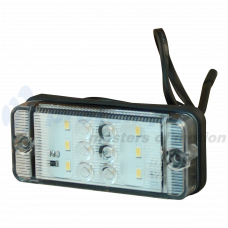 ACHTERUITRIJLAMP WAS 702 LED 12-24V 0,5M DC