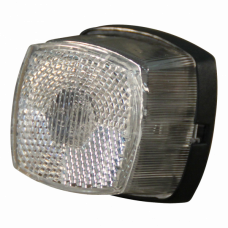 BREEDTELICHT MET REFLECTOR WIT KABELTULE