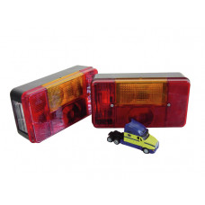 ACHTERLICHT RADEX 5001 RECHTS MET ACHTERUITRIJLAMP KABELTULE AANSLUITING