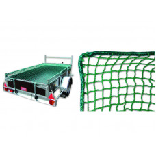 KONVOX AANHANGWNET MET HOEKLUS EN ELASTIEK 2X4M GROEN OP=OP