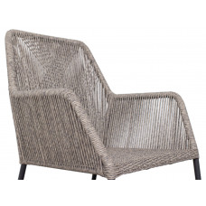 DININGCHAIR ADORA TWISTED WIT GRIJS GEMELEERD