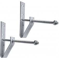 BANDENHOUDERSET 2 STUKS MUURBEVESTIGING