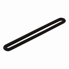 SPANRUBBER Ø8 250 ZWART