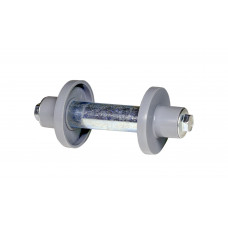 AS 20 MM TBV KRUIWAGENWIEL INCL. DOPPEN 13 CM