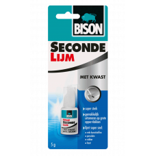 BISON SECONDELIJM MET KWAST BLISTER 5 G NL