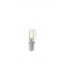 CALEX LED FULL GLASS FILAMENT PILOT LAMP 220-240V 1W 100LM E14 T26X58,
