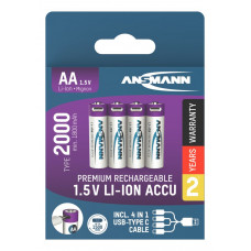 RECHARGEABLE BATTERY LI-ION LI-ION ACCU MIGNON AA 2000 MAH RECHARGEABLE BATTERY LI-ION LI-ION ACCU MIGNON AA 2000 MAH