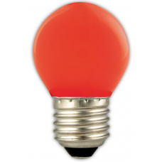 CALEX LED BALL-LAMP 240V 1W 12LM E27 RED