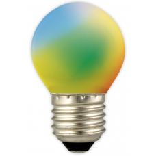 CALEX LED BALL-LAMP 240V 1W 12LM E27 CHANGING COLOUR (BLUE, YELLOW, GR