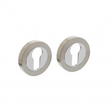 CILINDERROZETTEN VERDEKT ø52X10MM MET NOKKEN CHROOM/NIKKEL MAT