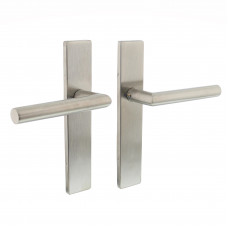 DEURKRUK JURA OP SCHILD VERDEKT RECHTHOEKIG 219X40MM MET NOKKEN BLIND RVS