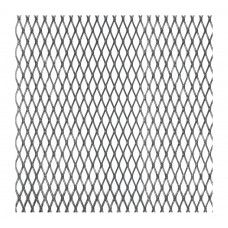 METAALGAASPLAAT, ALU ZIL, 250X500X1,6