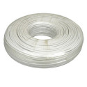 TELEFOONDRAAD 4 X 0.6 ROND WIT