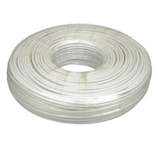 TELEFOONDRAAD 4 X 0.6 ROND WIT