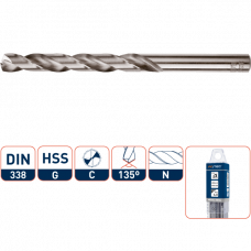 HSS-G SPIRAALBOOR, DIN 338, TYPE N, BLANK, ø8,2 HSS-G SPIRAALBOOR, DIN 338, TYPE N, BLANK, ø8,2