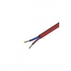 CALEX TEXTIEL OMWIKKELDE KABEL 2X0,75MM2 1,5M ROOD, MAX.250V-60 940232