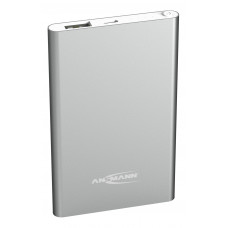 POWERBANK 4 AH ZILVERKLEURIG