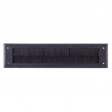 BRIEFPLAAT BINNEN, KUNSTSTOF BASIC ZONDER KLEP 80X340MM ZWART