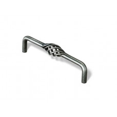 GREEP "CAGE" 128MM ANTIEK IJZERKLEUR