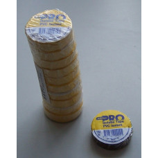 PVC ISOLATIETAPE 15MM 10 MTR GEEL PVC ISOLATIETAPE 15MM 10 MTR GEEL