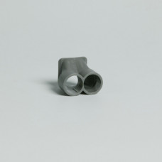 INZETSTUK DUBBEL 16MM TBV ATTEMA INB.DOOS GRIJS