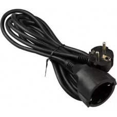 VERLENGSNOER 3 METER 3X1.5MM + RA ZWART