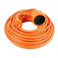 VERLENGSNOER 20 METER 2X1,5MM H05VV ORANJE