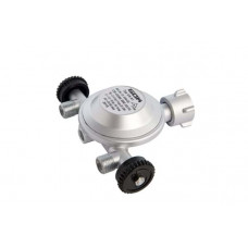 DRUKREGELAAR DIN DUO 2X1/4LINKS/30MB/1KG