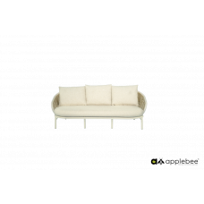 APPLEBEE PINE KEY 3 ZITS LOUNGEBANK 190 CM | OYSTER/COTTON/SEASHELL WEAVING